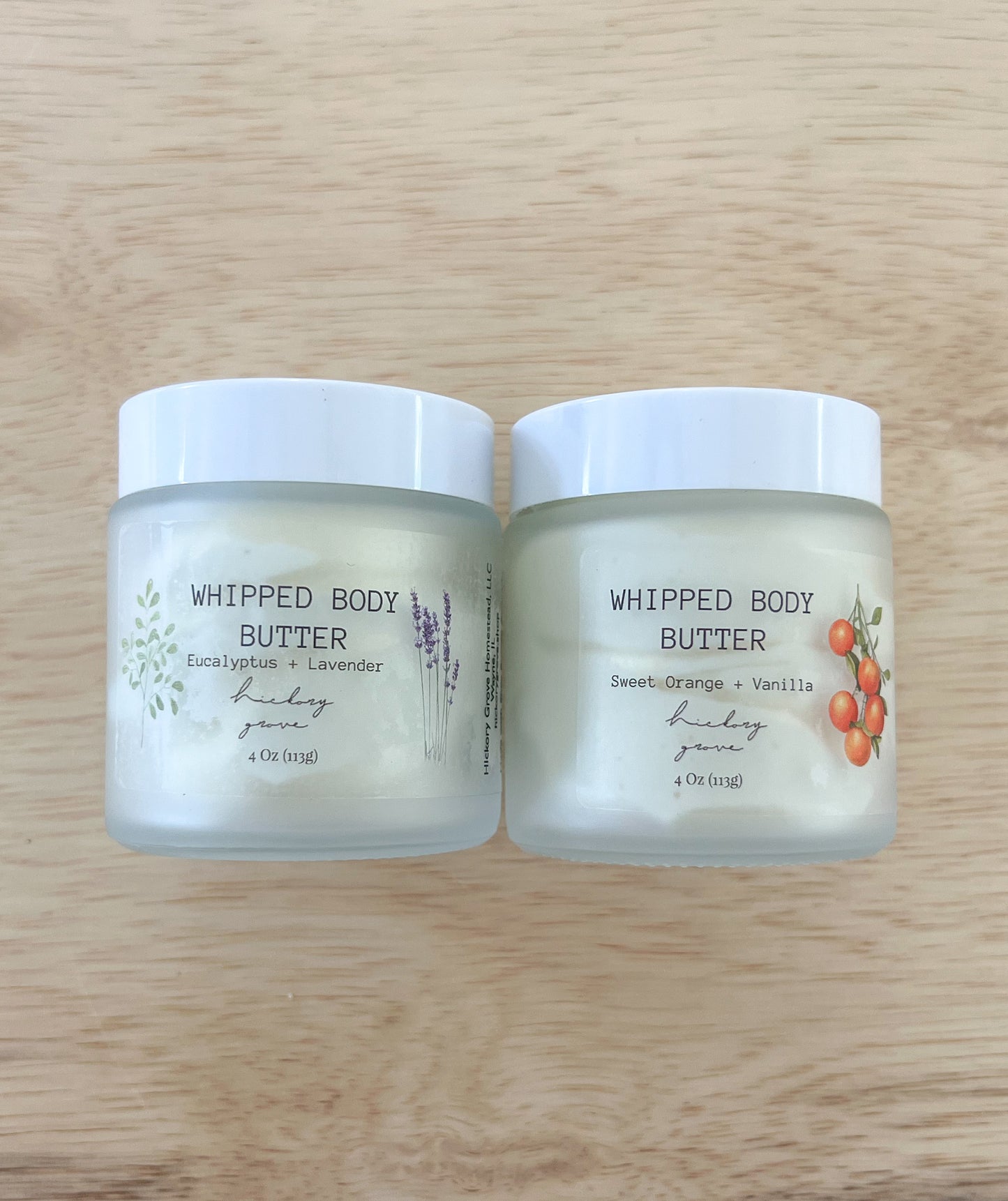 Whipped body butter