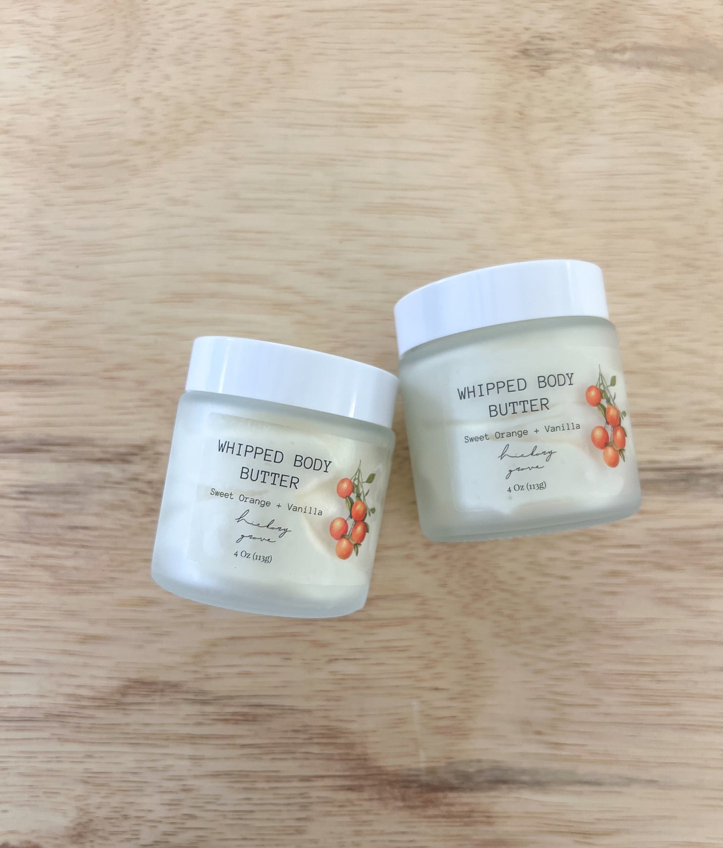 Whipped body butter